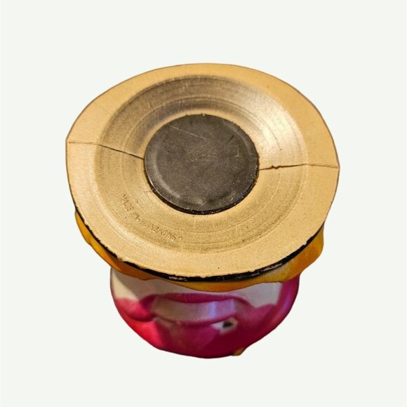 Vintage 1960's Coin Bank Smiling Circus Clown  Bank Hard Plastic Carnival Prize - Picture 12 of 14